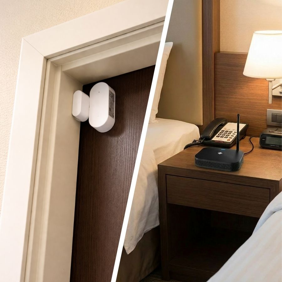 StayPut hub and door sensor